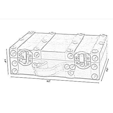 Antique Style Small Mini Suitcase