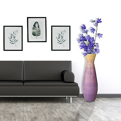 Tall Bamboo Floor Vase