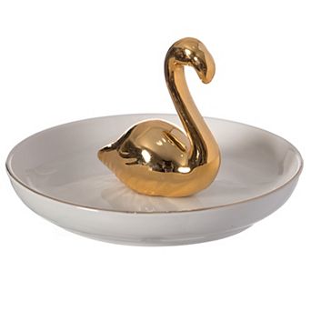 Uniquewise Cactus Tree Jewelry Holder with Decorative Trinket Dish Organizer