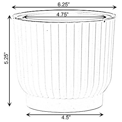 Flowerpot Self Watering Planter, 6 Pack