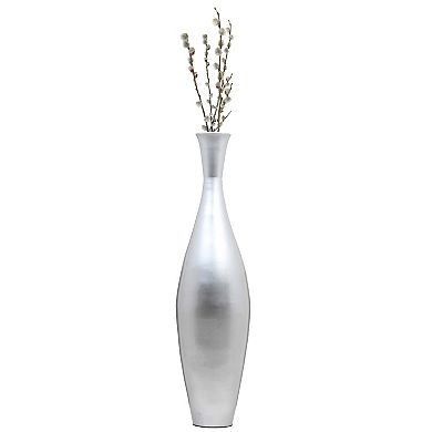 Tall Modern Bamboo Narrow Trumpet Floor Vase