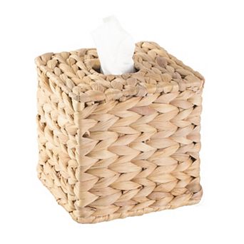 Water Hyacinth Wicker Tissue Box Cover