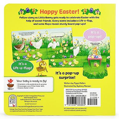 Cottage Door Press Happy Easter, Little Bunny Lift The Flap Board Book