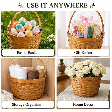 Small Wood Chip Apple Picking Basket