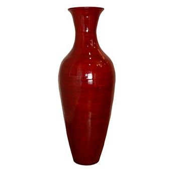 Uniquewise Tall Floor Vase, Bamboo Vase, Modern Vase for Dining, Living Room, Entryway