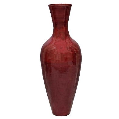 Uniquewise Tall Floor Vase, Bamboo Vase, Modern Vase for Dining, Living Room, Entryway
