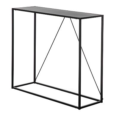 Modern Display Metal Console Table, for Dining, Entryway and Hallway