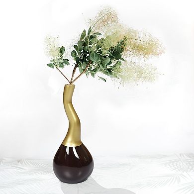 Decorative Modern Table Flower Vase Aluminum-Casted