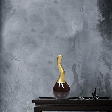 Decorative Modern Table Flower Vase Aluminum-Casted