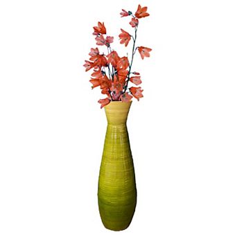 Tall Bamboo Floor Vase