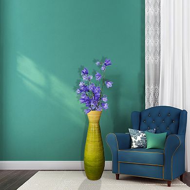 Tall Bamboo Floor Vase