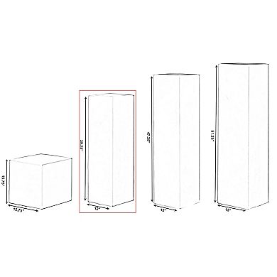 Flower Stand cube, Interior Design, decorative display cube, Wedding Pedestal stand