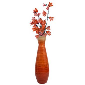 Tall Bamboo Floor Vase