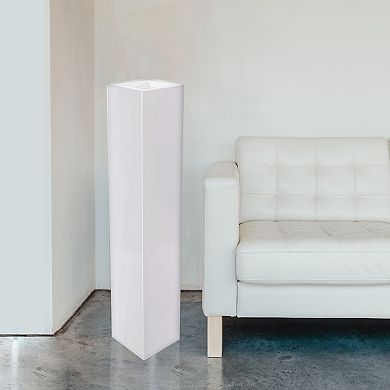 Tall Rectangular Wooden Modern Floor Vase