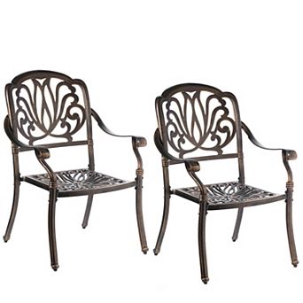 Indoor and Outdoor Bronze Dinning Set