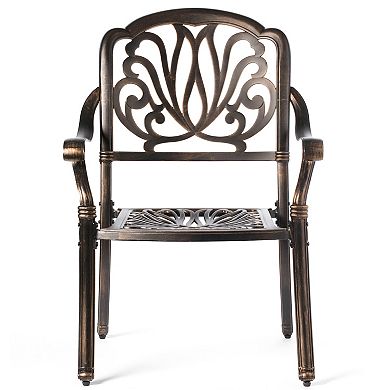 Indoor and Outdoor Bronze Dinning Set