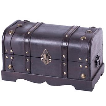 Pirate Style Wooden Treasure Chest