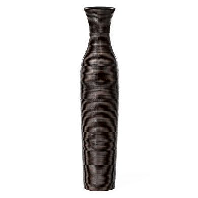 Tall Decorative Modern Ripped Trumpet Design Floor Vase
