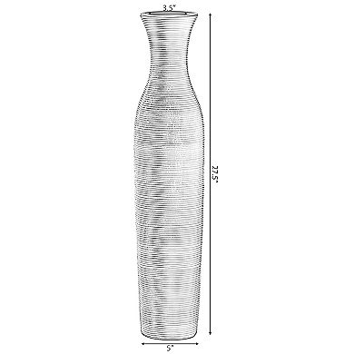 Tall Decorative Modern Ripped Trumpet Design Floor Vase