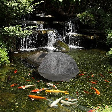 Outdoor Natural Artificial Round Rock Decor for Gardens, Lawns, and Landscapes