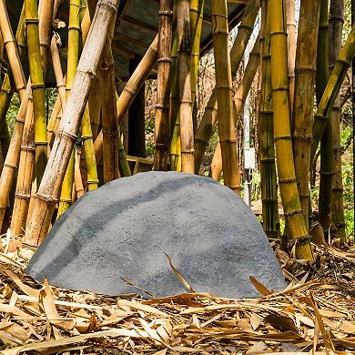 Outdoor Natural Artificial Round Rock Decor for Gardens, Lawns, and Landscapes