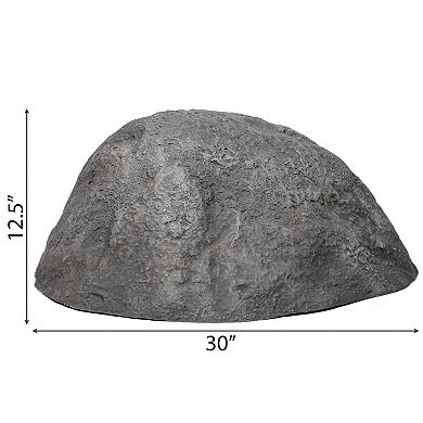 Outdoor Natural Artificial Round Rock Decor for Gardens, Lawns, and Landscapes