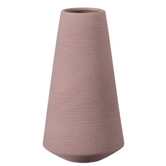 Decorative Ceramic Round Cone Shape Centerpiece Table Vase
