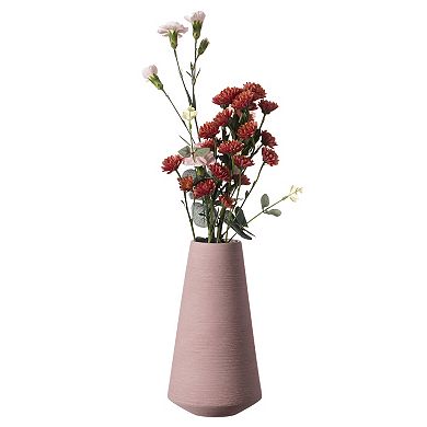 Decorative Ceramic Round Cone Shape Centerpiece Table Vase