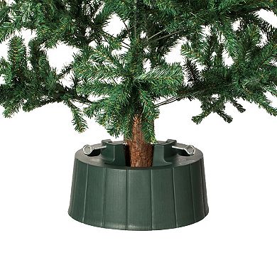 Green Plastic Christmas Tree Stand With Screw Fastener