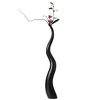 Tall Animal Horn Shape Floor Vase for Entryway Dining or Living Room