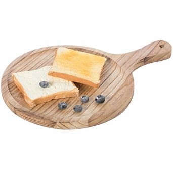 Wooden Round Shape Serving Tray Display Platter
