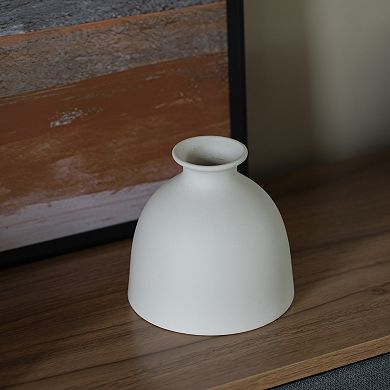 Modern Inkwell Bottle Shaped Ceramic Table Vase Flower Holder