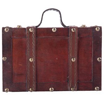 Old-fashioned Small Suitcase with Straps
