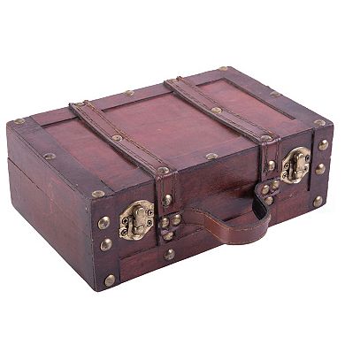 Old-fashioned Small Suitcase with Straps