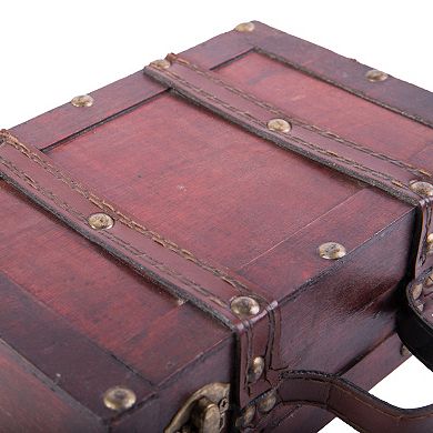 Old-fashioned Small Suitcase with Straps