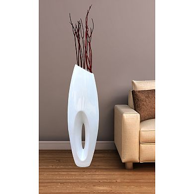 Tall Modern Decorative Lightweight Floor Vase for the Entryway, Home Decor