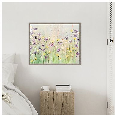 Clematis By Emma Coghlan Framed Canvas Wall Art Print