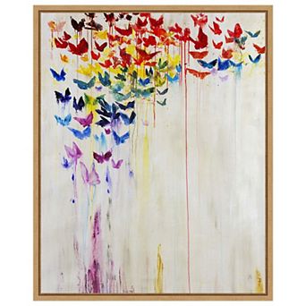 Butterfly Spectrum Ii By Jodi Maas Framed Canvas Wall Art Print