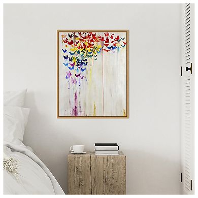 Butterfly Spectrum Ii By Jodi Maas Framed Canvas Wall Art Print