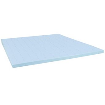 Emma and Oliver 3 Inch Gel Infused Cool Touch CertiPUR-US Certified Memory Foam Topper