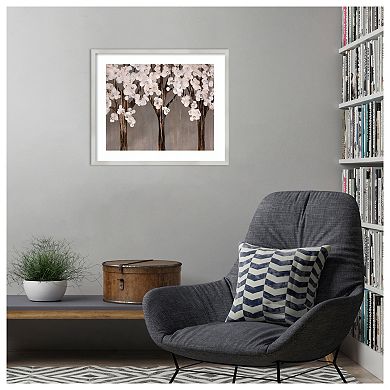 Floral Wonderland By Sydney Edmunds Wood Framed Wall Art Print