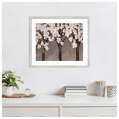 Floral Wonderland By Sydney Edmunds Wood Framed Wall Art Print