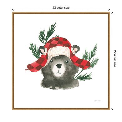 Critter Greetings V By Jenaya Jackson Framed Canvas Wall Art Print
