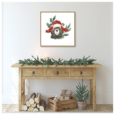 Critter Greetings V By Jenaya Jackson Framed Canvas Wall Art Print