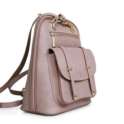 Belle & Bloom 5th Ave Leather Backpack - Camel