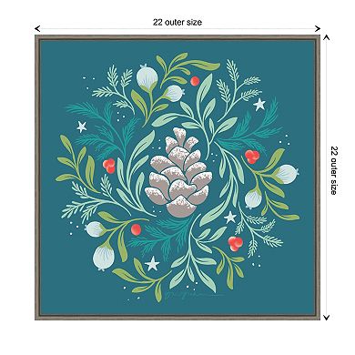 Falala Vi By Gia Graham Framed Canvas Wall Art Print