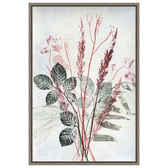 Bouquet 2 Red Green By Pernille Folcarelli Framed Canvas Wall Art Print