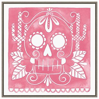 Dia De Fiesta Iv By Grace Popp Framed Canvas Wall Art Print