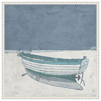 Boat Ashore I By Ynon Mabat Framed Canvas Wall Art Print