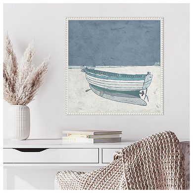 Boat Ashore I By Ynon Mabat Framed Canvas Wall Art Print